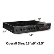 4000W 5 Channal Stereo AV Power 5CH Car Subwoofer Speakers LED Digital Amplifier For ,Efficient Heatsink