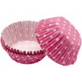 thumbnail image 2 of Wilton Dotted Cupcake Liners, Pink, 75 Ct, 2 of 2