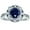 Blue-BU10, variant on TIMIFIS Rings Knuckle Stacking Rings Fashion Hollow Flower Women's Copper Ring With Blue Zircon Ring Size 6-10 Rings for Women;Teen Girls;Man - Summer