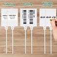 thumbnail image 5 of 100 Piezas Etiquetas de PláStico Etiquetas Impermeables Sello de PláStico Etiquetas de EnvíO Uso de LogíStica Etiqueta de Amarre de Letrero Grande Lazo de 250 mm de Longitud, 5 of 5