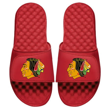 

Youth ISlide Red Chicago Blackhawks Vintage Logo Slide Sandals