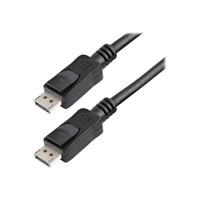 StarTech.com DisplayPort Cable with Latches - 15 ft 10 Pack DP 1.2 Cable - DisplayPort cable - DisplayPort (M) latched to DisplayPort (M) latched - DisplayPort 1.2 - 15 ft - 4K support - black (pack of 10)