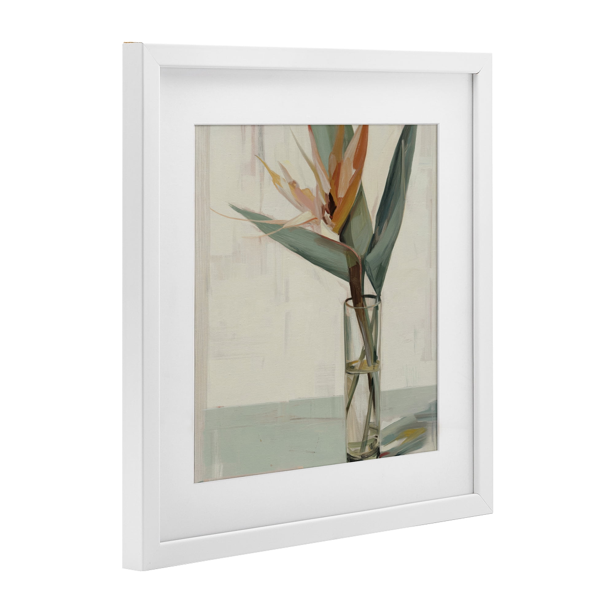 Stupell Industries Exotic Island Bloom White Framed Print Under Glass, design by Svetlana Aleynikova