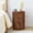Walunt, variant on LEFHDA Fully Assembled Round End Table with 3 Drawers – Mid-Century Nightstand & Compact Side Table for Living Room & Bedroom, Vintage Drum-Shape Design in Walnut-2pcs