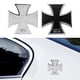 thumbnail image 2 of Cruz de Hierro de Metal cromado, Alemania 1813, símbolo de la virtud de Malta, emblema cruzado, insignia de estilo de coche y motocicleta, pegatinas, calcomanía para Auto Pat, 2 of 5