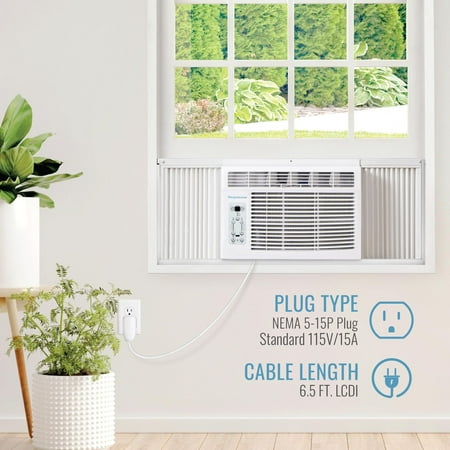 Keystone - 450 Sq. Ft 10,000 BTU Window Air Conditioner - White