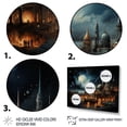 thumbnail image 3 of Designart "Islamic Astronomy Islam painting II" Islamic Floater Framed Canvas Art Print, 3 of 7