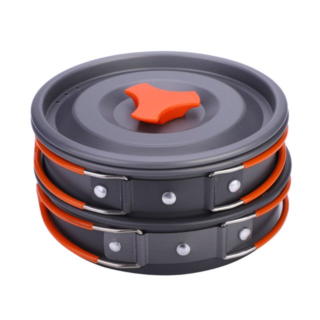 Juego de utensilios de cocina para picnic, AOTU 8 piezas Juego de utensilios de cocina para viajes al aire libre Juego de utensilios de cocina Durabilidad extendida
