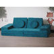 thumbnail image 2 of Dundy Plus Sillón de Actividades Modular Infantil, Sofá de Piso para Niños y Adultos, Juego para Niños y Bebés con 8 Piezas. (Aqua), 2 of 7