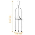 thumbnail image 5 of Deago 3 Pcs Skewers for Grilling- 14 Inch 3-prong Flat Stainless Steel BBQ Skewer with Push Bar- Reusable Metal BBQ Kabob Skewers Sticks, 5 of 8