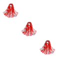 thumbnail image 3 of mmirethe Foulard en Soie Douce et Confortable pour Usage Quotidien Rouge 3Ensemble, 3 of 6
