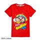 thumbnail image 1 of Ropa de verano para niños, camiseta de cumpleaños para niñas, camiseta de manga corta, traje de algodón para niños de 2 a 16 años, traje blanco y negro 13T Gao Jinjia LED, 1 of 2