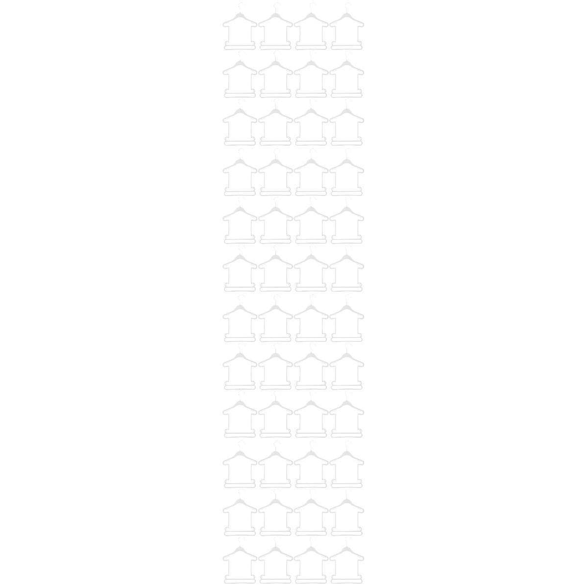 unbranded 48 pcs  Kids Clothes Hangers Baby Clothes Drying Racks Infant Clothes Laundry Hangers