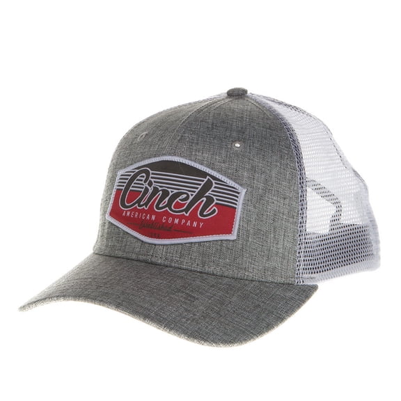 Cinch Mens Trucker Cap OS Charcoal