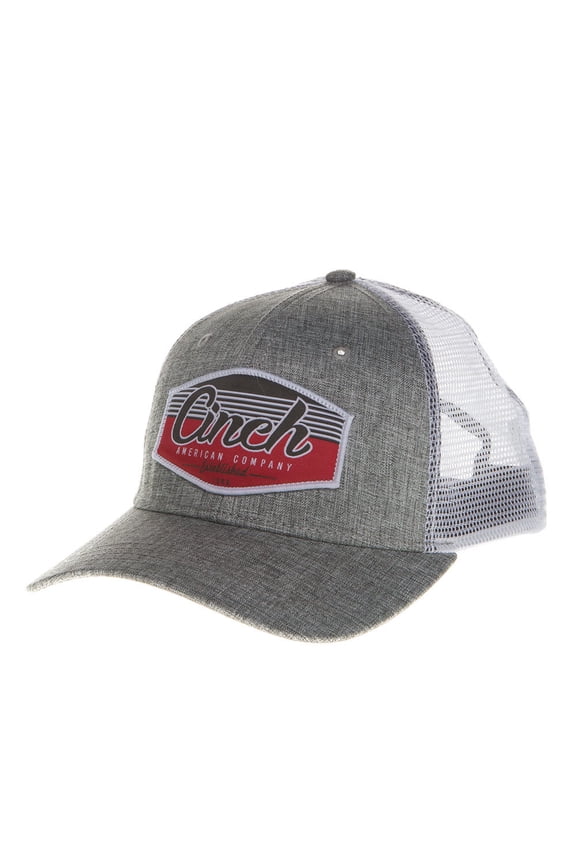 Cinch Mens Trucker Cap OS Charcoal