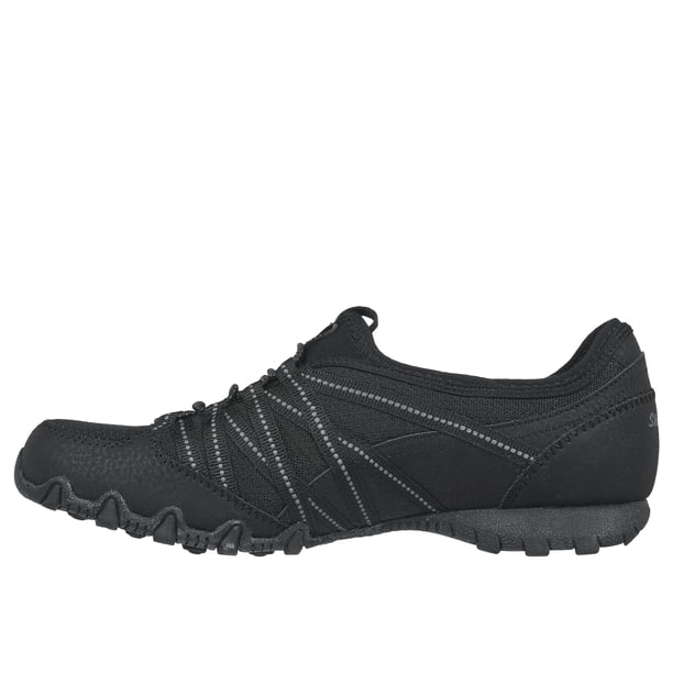 Zapatilla Skechers Relaxed Fit Bikers Lite Relive para mujer, color negro
