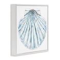 thumbnail image 4 of Stupell Industries Clam Shell on White Coastal Painting White Framed Art Print Wall Art, 17 x 17, 4 of 10