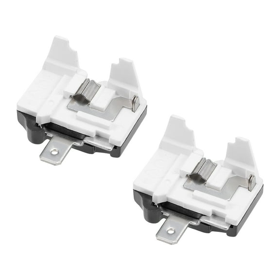 Uxcell 2Pcs Refrigerator Thermal Overload Protector 1/6HP 125W Freezer Compressor Replacement Part