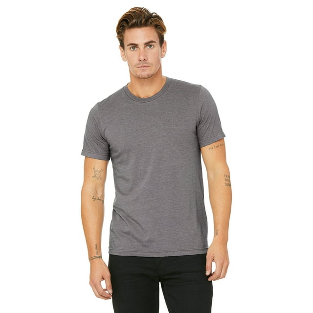 Bella + Canvas T-Shirt Unisexe en Jersey CVC Chiné