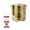 Golden, variant on Large Stainless Steel Fire Bowl 26x29cm for Outdoor Sacrificial Burning and Garden Bonfires Gold or Red