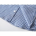 thumbnail image 5 of Emy Dola Toddler Boy Button Down T-Shirts Summer Short Sleeve School-Themed Plaid Dress Tops with Tie，2-8 Years, 5 of 10