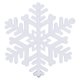 thumbnail image 1 of 12 Uds adornos para el día de Navidad acrílico transparente DIY Festival accesorios de decoración del hogar copos de nieve de Navidad, 1 of 8
