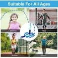 thumbnail image 7 of NOGIS 1 Pack Soft Beaded Jump Rope, Adjustable- Free Segmented Fitness Skipping Rope for Men, Women and Kids Keeping Fit, Training, Workout and Weight Loss - 9 Feet, 7 of 7