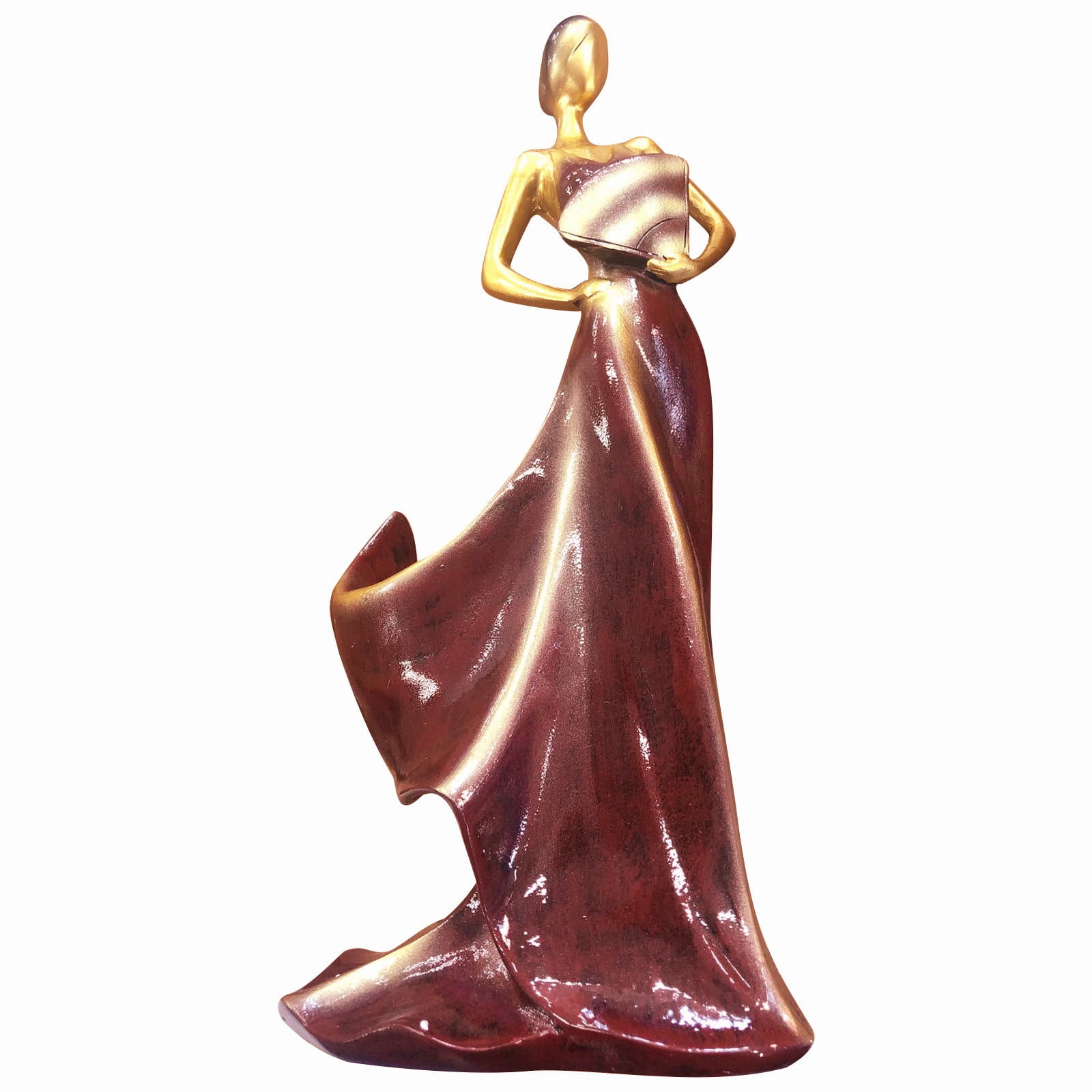 Wine Bottle Rack Holder Lady Figurine Sculpture Wedding Crafts Modern Art Decor 