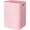 Pink, variant on Large Laundry Hamper 16"x13"x22" - Tall Woven Cotton Rope Laundry Basket, Soft Fabric Dirty Clothes Hamper, Kids Nursery Laundry Bin, Bedroom Storage Basket, Black, 75L Capacity