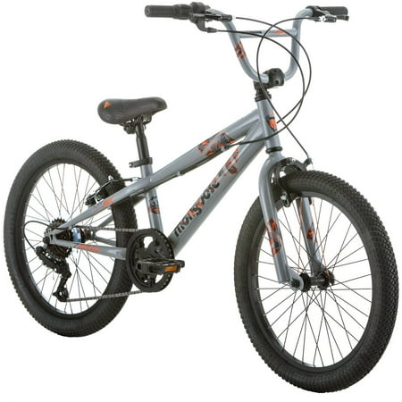 20" Mongoose MTMX Boys' Freestyle Bike, Gray