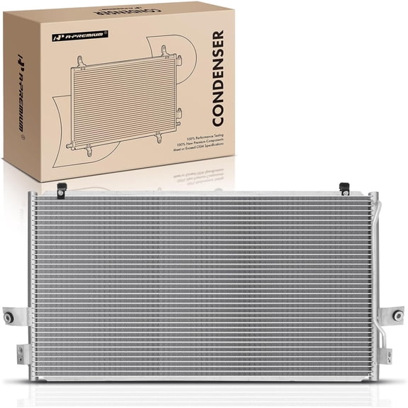 A-Premium Air Conditioning A/C Condenser Compatible with Nissan Maxima 1995-1996 V6 3.0L, Replace# 4605, 4804, 9211050W20