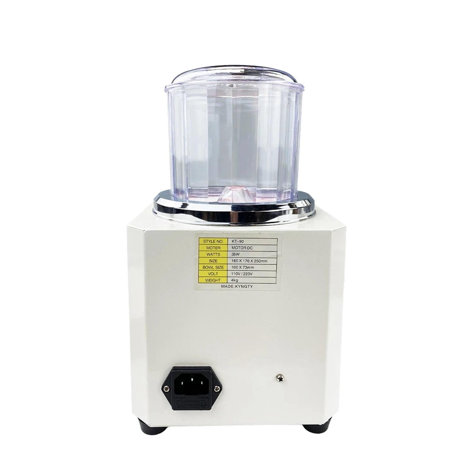 KT-90 Magnetic Polisher Tumbler AC Mini DIY Jewelry Polisher Finish Cleaning Tool ,Easy to Use