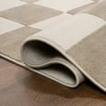 thumbnail image 6 of JONATHAN Y SANDSTONE 2 x 8 Runner Rug, Thea Geometric Checkerboard - Beige/Cream, SND103A-28, 6 of 8