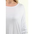 thumbnail image 4 of Women's Plus Size Long Sleeve Dolman Top, 4 of 7