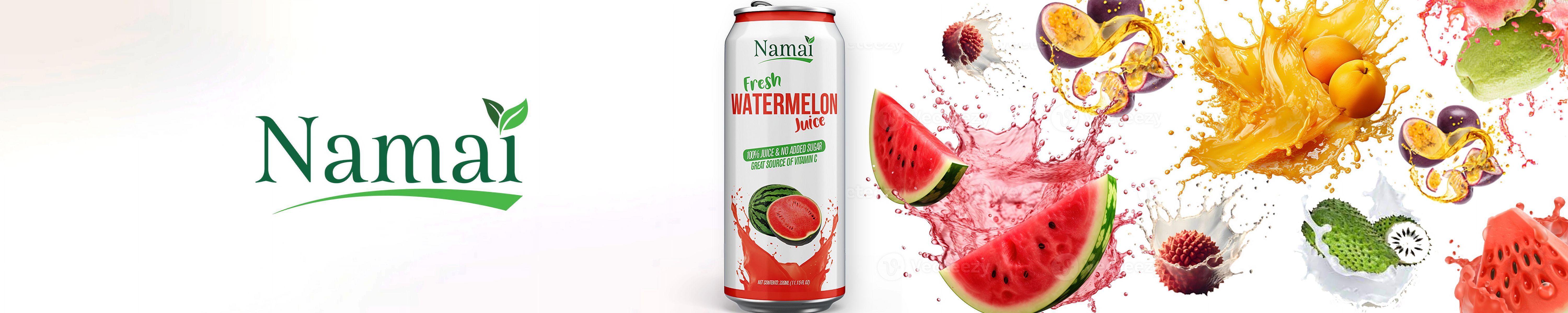 Namai Pure Papaya Juice, 10.8 fl oz Can, 24 Count