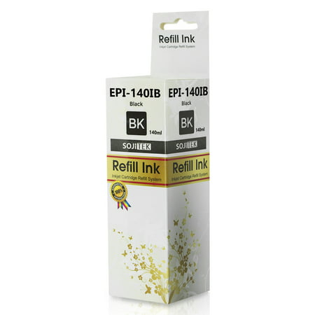 1 PK - Epson Compatible Black Pigment Refill Ink Bottle 500ML (16.91 fl oz) Bottle + Refill Tool Kit by