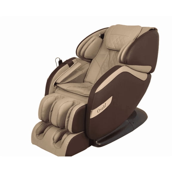 Osaki OS Champ Zero Gravity Full Body Massage Chair Recliner, Black/Brown