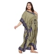 thumbnail image 4 of Caftans pour Femmes Longue Maxi Grande Taille Robe Caftans Manches 3/4 Robes pour Dames Filles en Ligne, 4 of 7