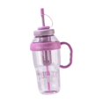 thumbnail image 2 of Botella de agua deportiva, vaso de agua, hervidor deportivo reutilizable con asa, diseño moderno de 1200 ml. violento, 2 of 9