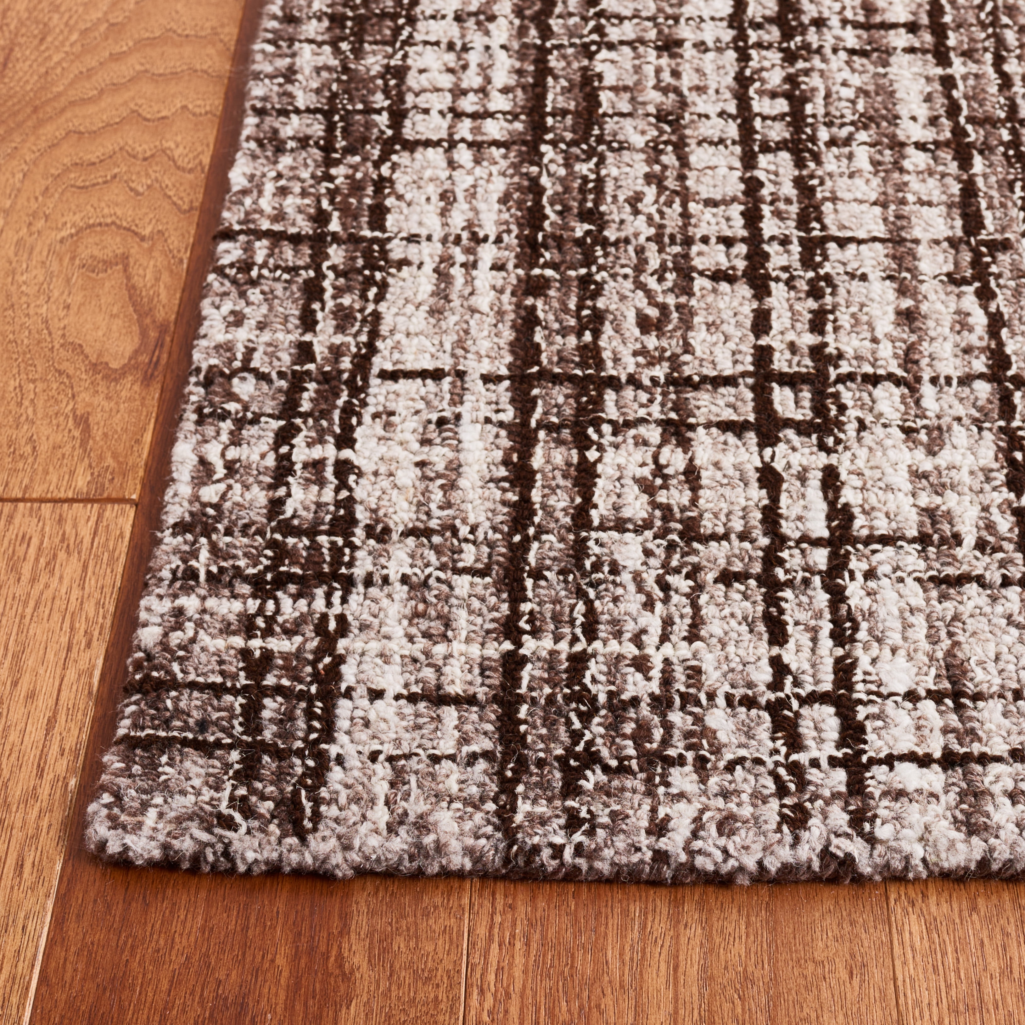 SAFAVIEH Abstract Aifric Trellis Area Rug, Brown/Gray, 5' x 8'