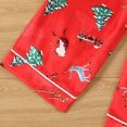 thumbnail image 4 of Gerichy Toddler Pajamas 2 Pieces Silk Stain Cute Christmas Graphic Long Sleeve Button Down Shirts and Pants Homewear for Boys Girls 18M-8T, 4 of 7