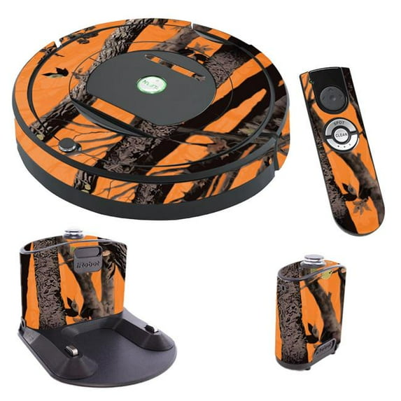 MightySkins IRRO770-Orange Camo Skin for iRobot Roomba 770 Robot Vacuum, Orange Camo