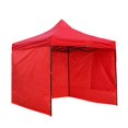 thumbnail image 2 of Cubierta de tienda de campaña, cubierta de dosel con paredes laterales, impermeable, portátil, lona para lluvia, accesorios para cenador para Rojo, 2 of 8