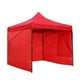 thumbnail image 2 of Cubierta de tienda de campaña, cubierta de dosel con paredes laterales, impermeable, portátil, lona para lluvia, accesorios para cenador para Rojo, 2 of 8