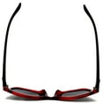 thumbnail image 5 of Women's Classic Polarized Horn Rimmed Sunglasses - "True Love" - Red, 5 of 6