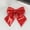 Red, variant on Lloopyting Decoration Sequin Bow Glitter Diy Bow Tie Scene Arrangement Accessories Room Decor Home Decor Yellow 25*25*2cm