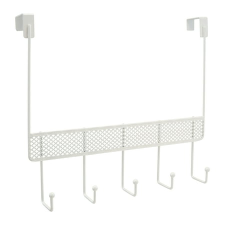 

Elle Home La Croix 5 Hook over the Door Hook in White