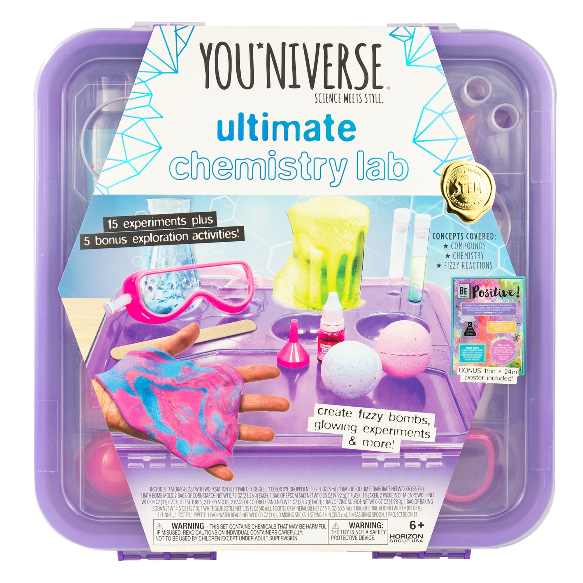 YOUniverse Ultimate Chemistry Lab, Science Kit for STEM Learning