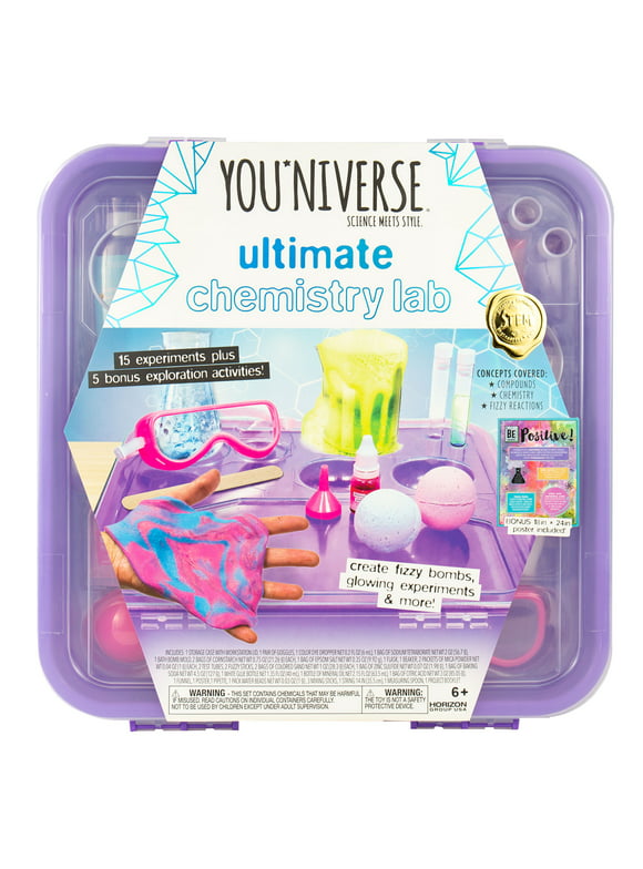YOUniverse Ultimate Chemistry Lab, Science Kit for STEM Learning, Boys and Girls, Child, Ages 6+