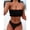 w93# Black458, variant on 2 Piece Swimsuit For Women Bandeau Bandage Bikini Set Tube Strapless Ribbed Solid Color Off The Shoulder Push-Up Tops High Waist Hipster Bikini Sets Swimwear Stylish Beachwear,Purple,S